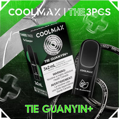 COOLMAX 3pcs Prefilled E-Liquid Pods - Tie Guanyin+