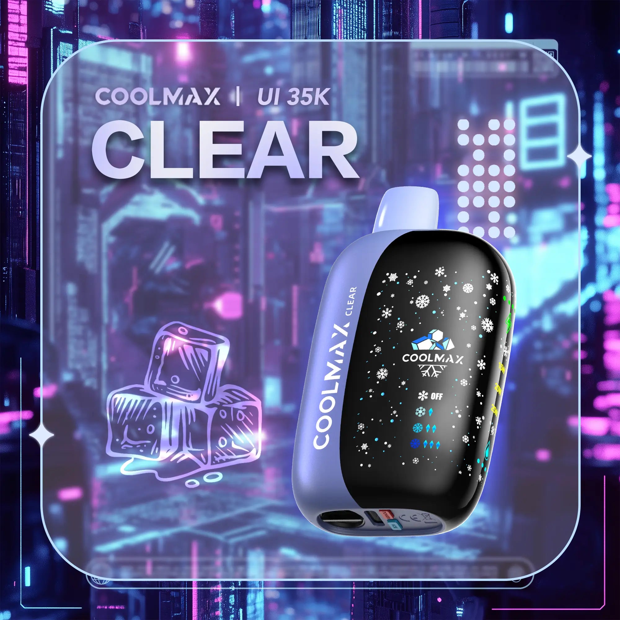COOLMAX UI 35K disposable vape cLEAR