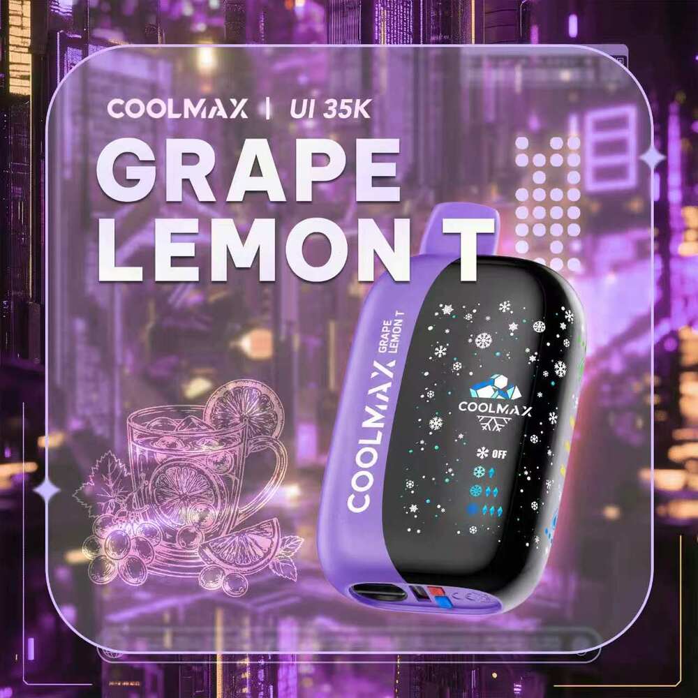 COOLMAX UI 35K Disposable Vape - Grape Lemon T