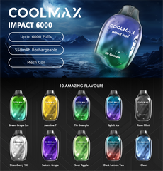 COOLMAX  IMPACT 6000 - Super Cool Flavors